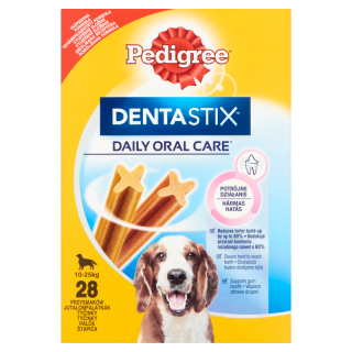 Pedigree DentaStix 10-25 kg-os kutyáknak, 4 x 180 g