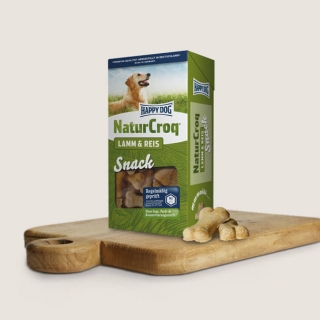 Happy Dog NaturCorq Lamm&Reis Snack