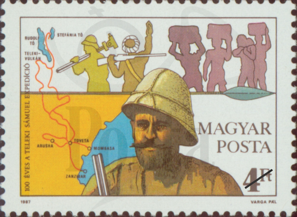 magyar postabélyeg a híres vadászról