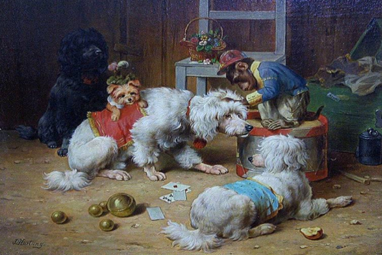 Carl Reichert, az állati zsánerfestő