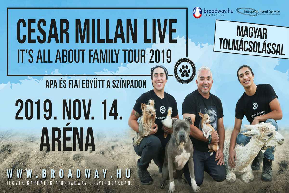 Cesar Millan - It’s All About Family Tour 2019