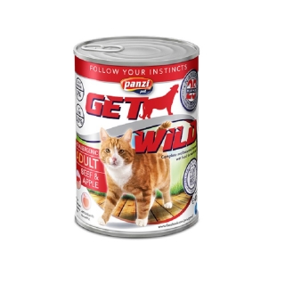 Panzi GetWild CAT Adult BEEF&Apple