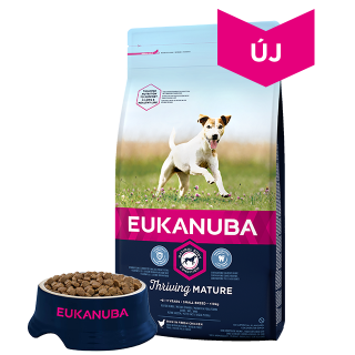 Eukanuba - Idősödő kistestű kutyáknak - csirkehúsos