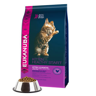 Eukanuba - Healthy Start - kölyökmacskáknak - csirkehúsos