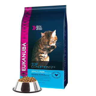 Eukanuba - Idős macskáknak 7+ - csirkehúsos