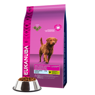 Eukanuba - Nagy termetű felnőtt kutyák súlyának szinten tartására - csirkehúsos
