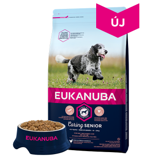 Eukanuba - Közepes termetű idős kutyáknak - csirkehúsos