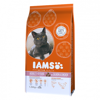 IAMS® Proactive Health Adult norvég lazaccal és csirkével készült táp