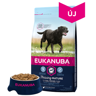 Eukanuba - Idősödő nagy termetű kutyáknak - csirkehúsos