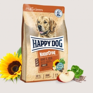 Happy Dog NaturCroq Rind & Reis 
