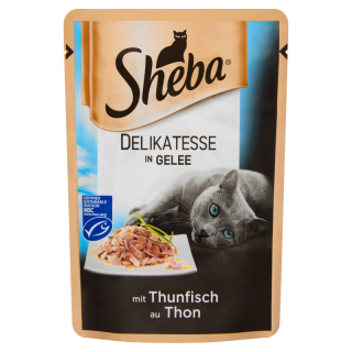 Sheba alutasakos tonhallal aszpikban